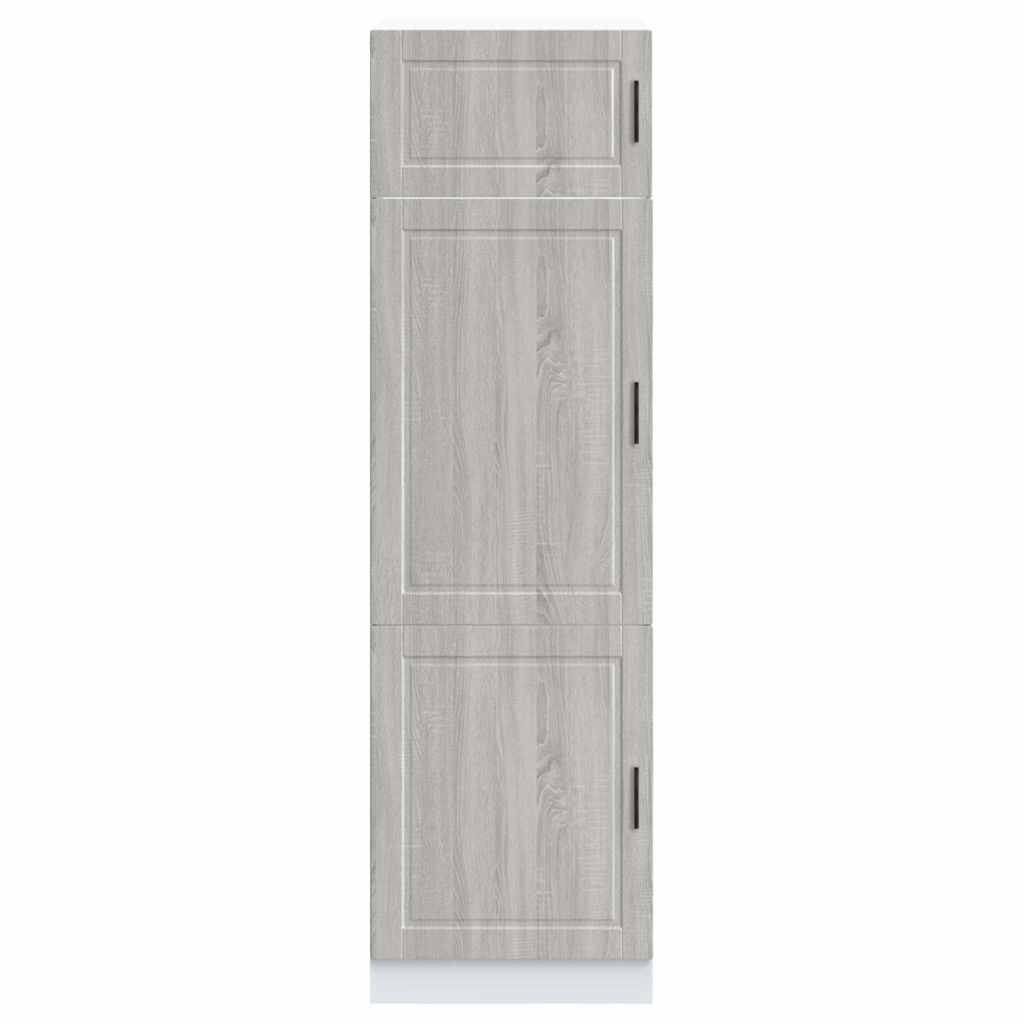 Kitchen Cupboard "Porto" Grey Sonoma Engineered Wood